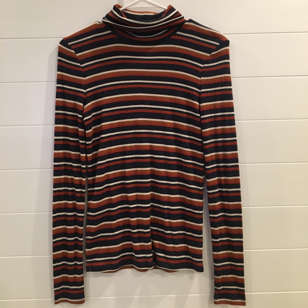 Madewell Striped Turtleneck size S